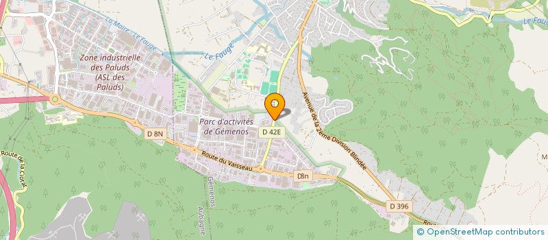 localisation de l'entreprise BASTIGEM  GEMENOS