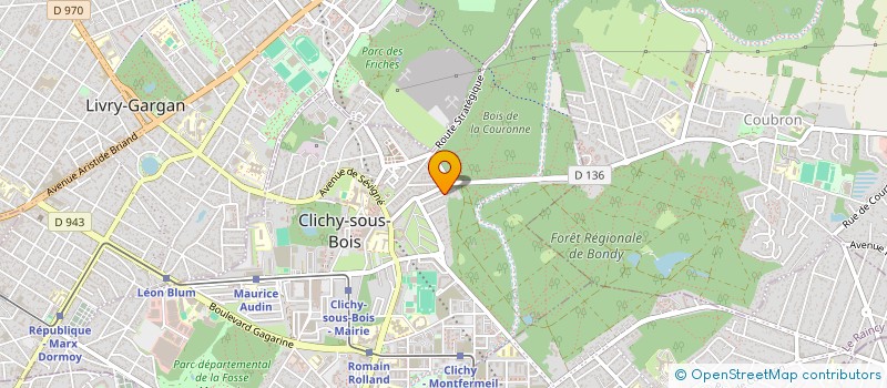 localisation de l'entreprise BASTIL DECO à CLICHY-SOUS-BOIS