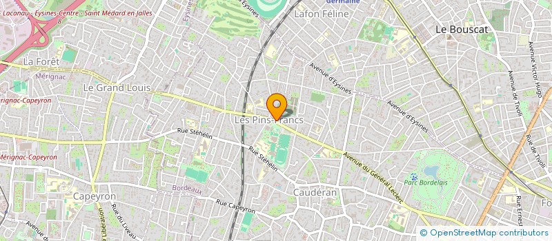 localisation de l'entreprise BASTILLE à BORDEAUX