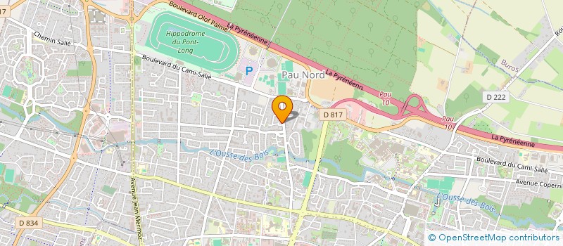 localisation de l'entreprise BASTILLE à PAU