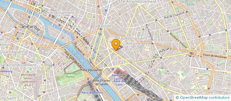 localisation de l'entreprise BASTILLE CREATION  PARIS