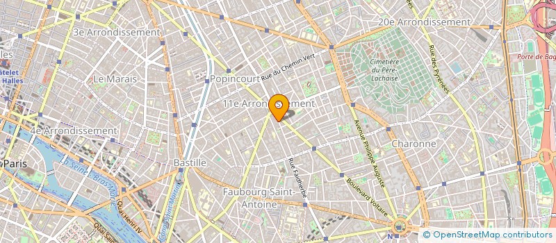 localisation de l'entreprise BASTILLE EQUIPEMENT  PARIS