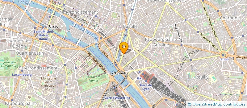 localisation de l'entreprise BASTILLE PRODUCTIONS  PARIS