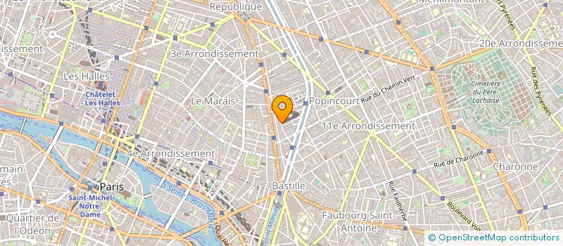 localisation de l'entreprise BASTILLE RENOVATION  PARIS