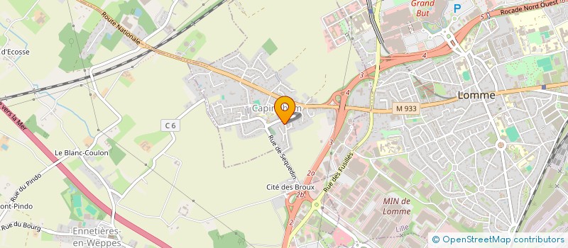 localisation de l'entreprise BASTILLE TOURS SARL à LILLE