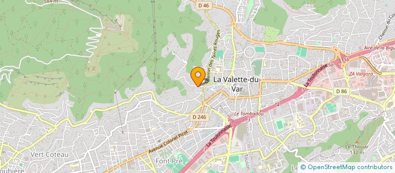 localisation de l'entreprise BASTIM  TOULON