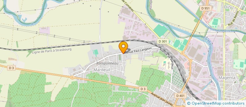 localisation de l'entreprise BASTIN KARINE  MARDEUIL