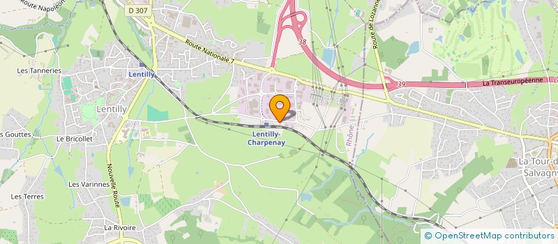 localisation de l'entreprise BASTION ETANCHEITE  LENTILLY