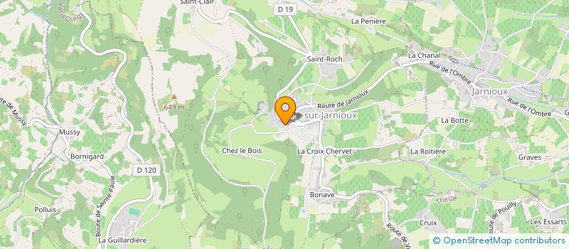 localisation de l'entreprise BASTION FIBRE OPTIQUE  VILLE-SUR-JARNIOUX