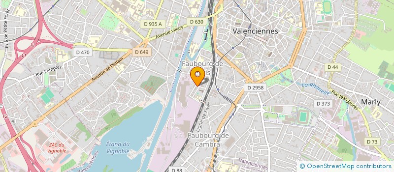 localisation de l'entreprise BASTION TECH à VALENCIENNES