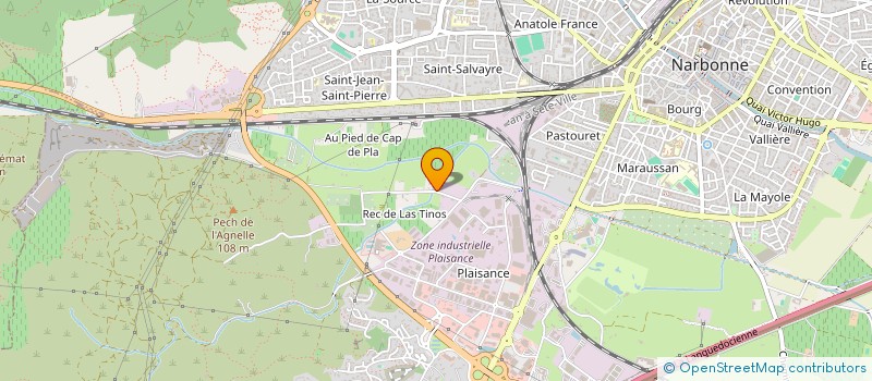 localisation de l'entreprise BASTISSEM OCCITAN NARBONES  NARBONNE