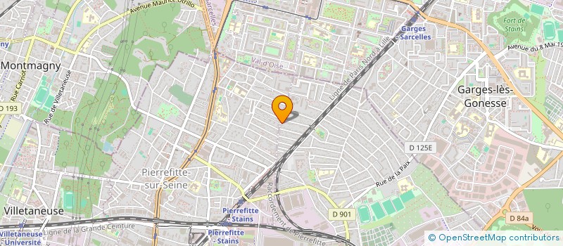 localisation de l'entreprise BASTN à STAINS