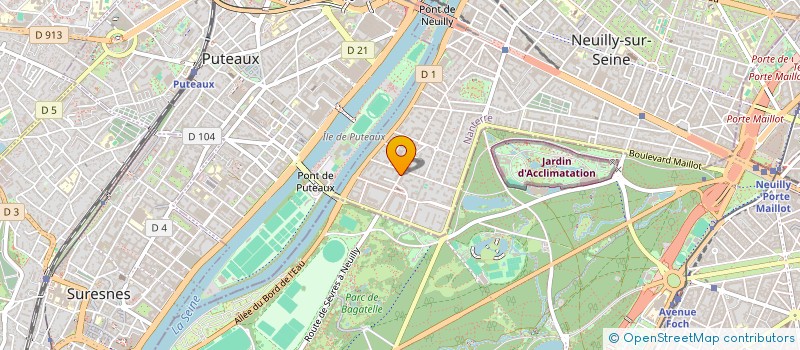 localisation de l'entreprise BASTOCHE 82 à NEUILLY-SUR-SEINE