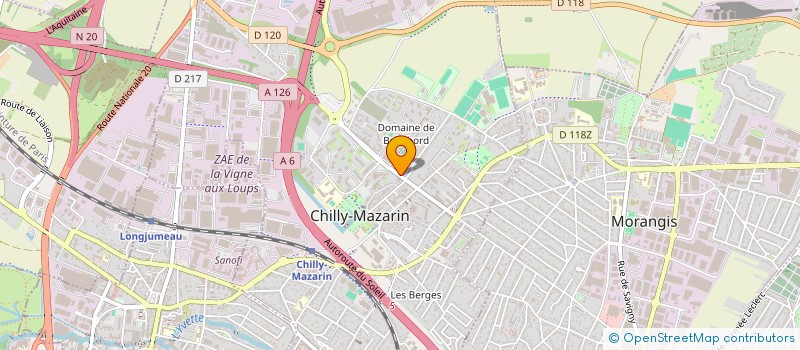 localisation de l'entreprise BASTOR à CHILLY-MAZARIN