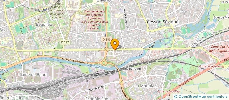 localisation de l'entreprise BASTOS à CESSON-SEVIGNE