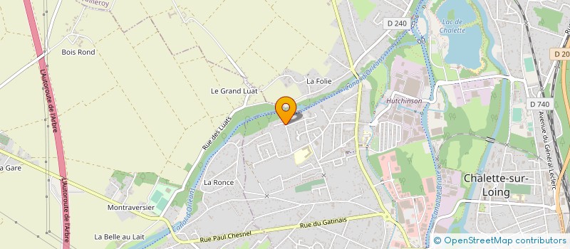 localisation de l'entreprise BASTOS  CHALETTE-SUR-LOING