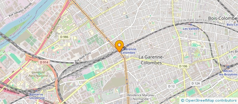 localisation de l'entreprise BASTOS GESTION  LA GARENNE-COLOMBES