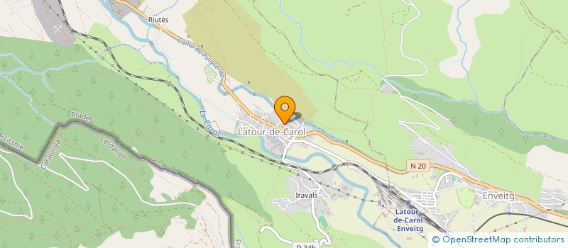 localisation de l'entreprise BASTOUL FAMILY  LATOUR-DE-CAROL