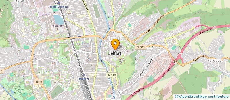 localisation de l'entreprise BASTOUNET  BELFORT