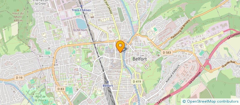 localisation de l'entreprise BASTUG à BELFORT