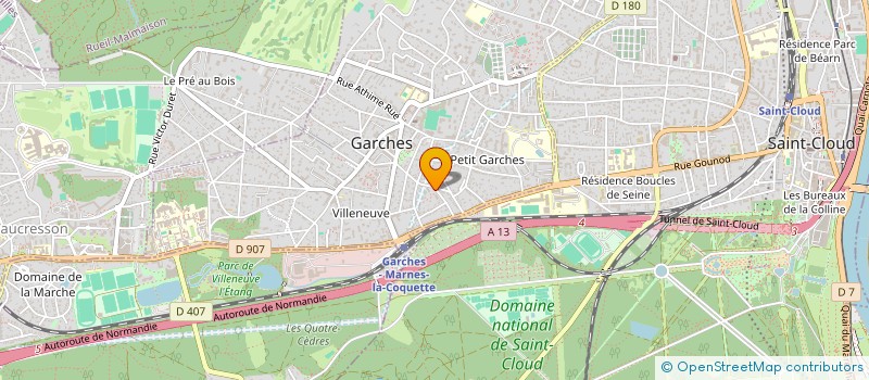 localisation de l'entreprise BASUS à GARCHES