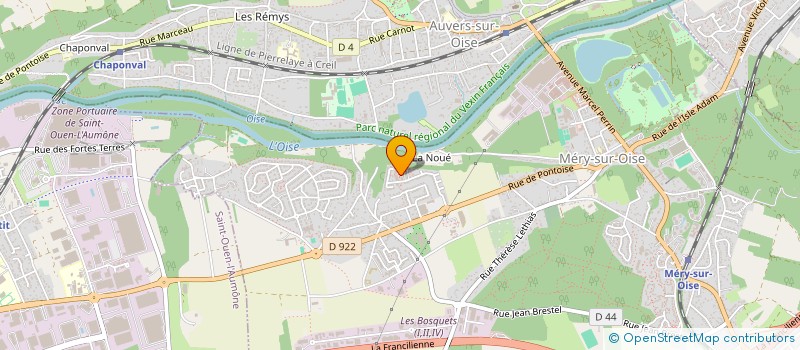 localisation de l'entreprise BASW  MERY-SUR-OISE