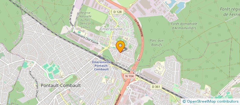 localisation de l'entreprise BASYK à EMERAINVILLE