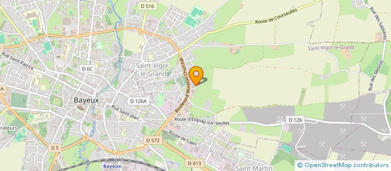 localisation de l'entreprise BASYLL  SAINT-VIGOR-LE-GRAND