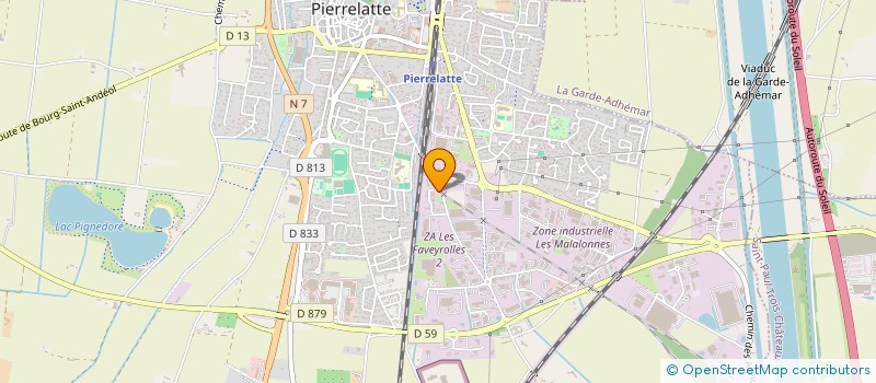 localisation de l'entreprise BASYLODE  PIERRELATTE