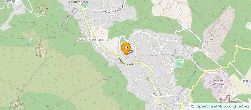 localisation de l'entreprise BAT'13  SAINT-SAVOURNIN