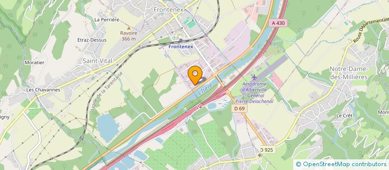 localisation de l'entreprise BAT 2  FRONTENEX