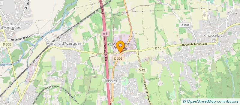 localisation de l'entreprise BAT 3A  LISSIEU