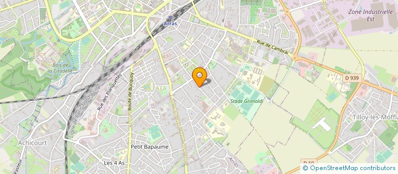 localisation de l'entreprise BAT+ à ARRAS
