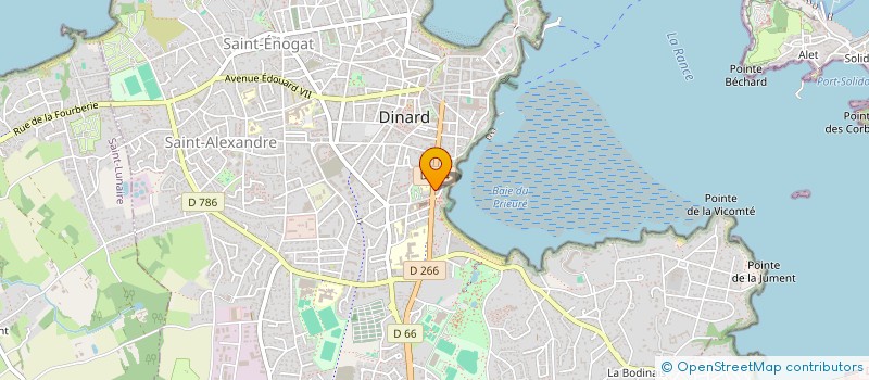 localisation de l'entreprise BAT  DINARD
