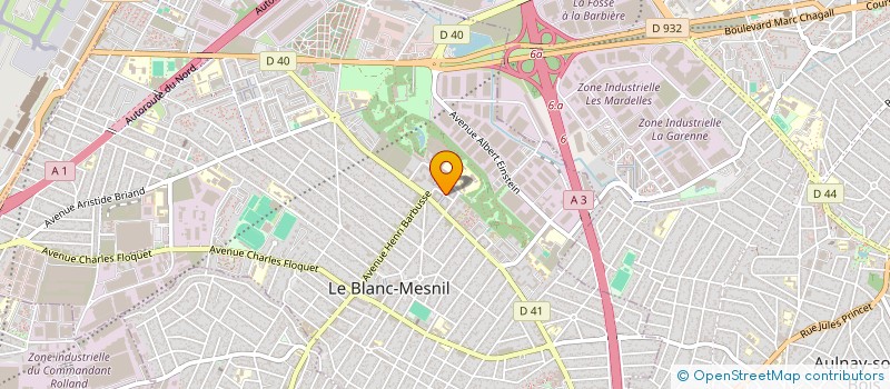 localisation de l'entreprise BAT 76 à LE BLANC-MESNIL