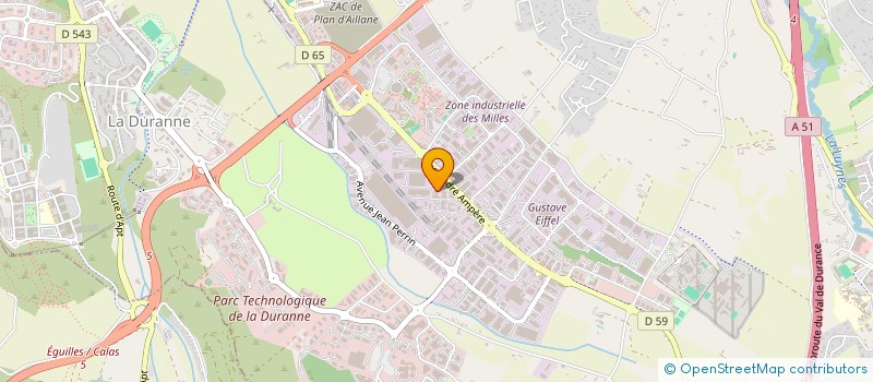 localisation de l'entreprise BAT à AIX-EN-PROVENCE