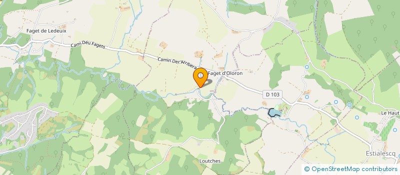 localisation de l'entreprise BAT  OLORON SAINTE MARIE