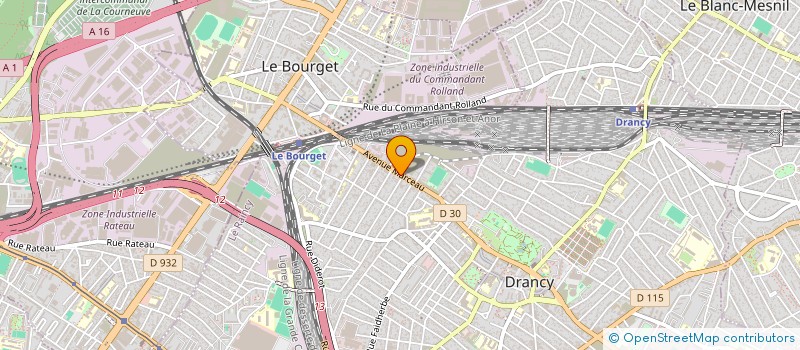 localisation de l'entreprise BAT ALU POSES à DRANCY
