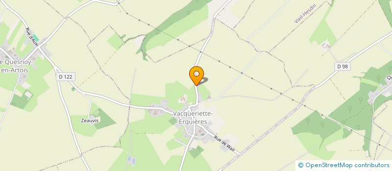 localisation de l'entreprise BAT AMENAGEMENTS  VACQUERIETTE-ERQUIERES