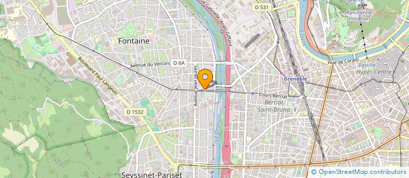 localisation de l'entreprise BAT ANALYSE FONCIERE COORDINA DE TRAVAUX à FONTAINE