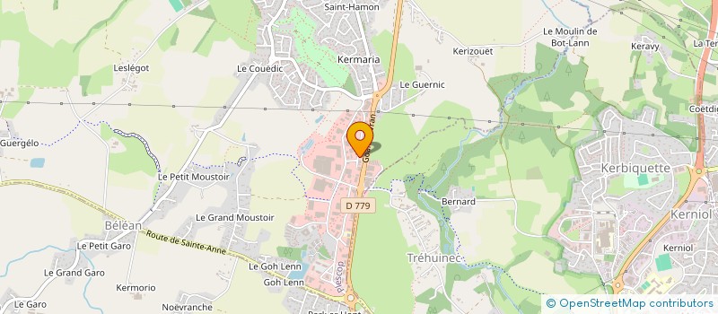 localisation de l'entreprise BAT.AS MACONNERIE  PLESCOP