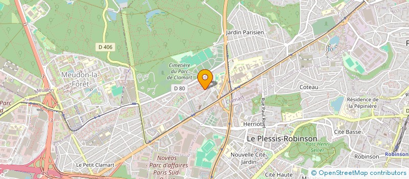 localisation de l'entreprise BAT ASSOCIE à CLAMART