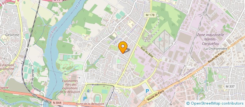 localisation de l'entreprise BAT ATLANTIC à NANTES