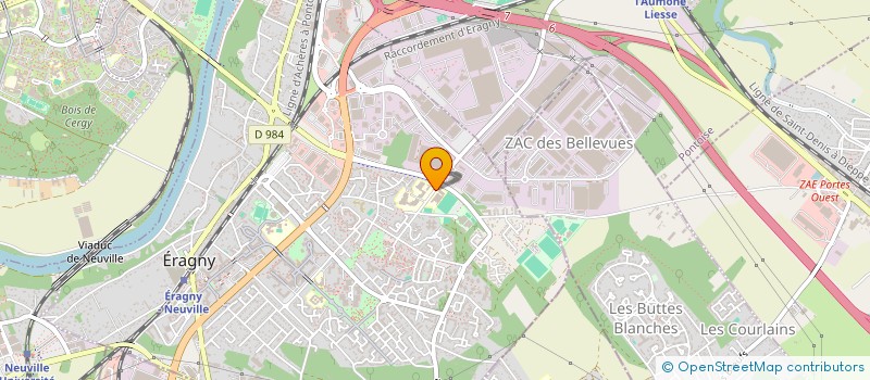 localisation de l'entreprise BAT AUVERS à ERAGNY
