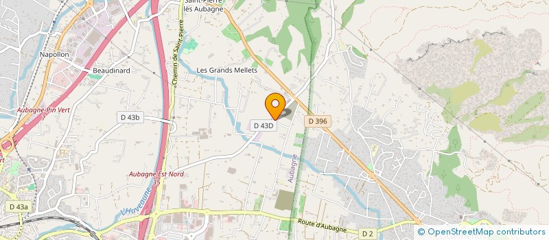 localisation de l'entreprise BAT AZUR CONSTRUCTION à AUBAGNE