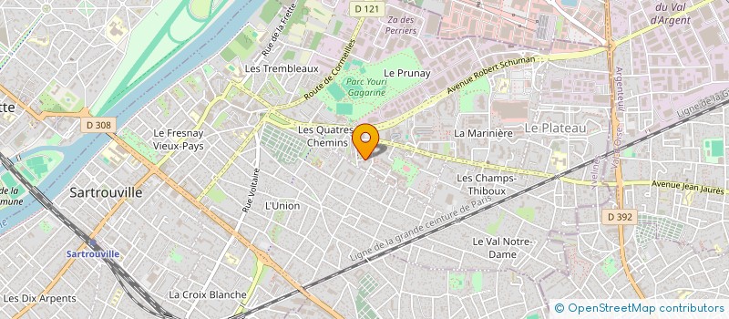 localisation de l'entreprise BAT BOUJA  BEAUCHAMP