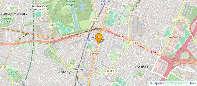 localisation de l'entreprise BAT & BRI à ANTONY