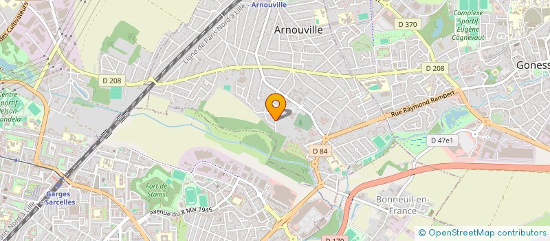 localisation de l'entreprise BAT BYLONE  ARNOUVILLE