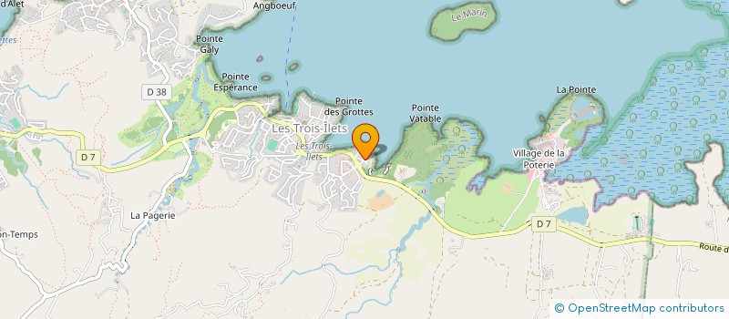 localisation de l'entreprise BAT CARAIBES SERVICES à LES TROIS-ILETS