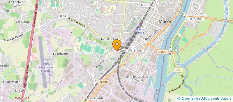 localisation de l'entreprise BAT CAV à MACON